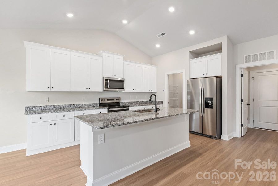 Furnished interior view inside a new home in Ascot Woods, Charlotte (Image 7).