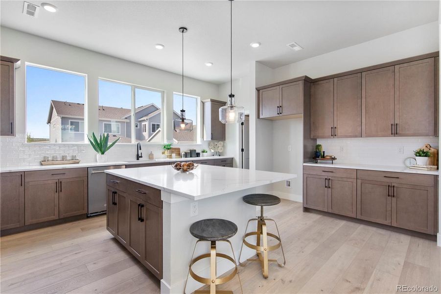 Furnished interior view inside a new home in Dillon Pointe - Skyview, Broomfield (Image 3).