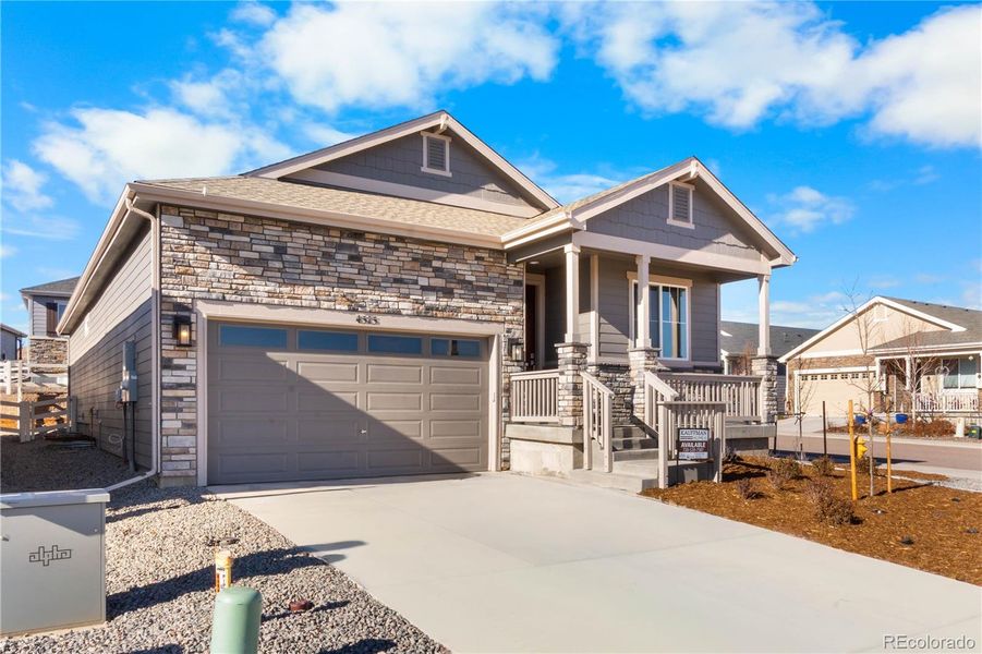 Front exterior of a new home in , Castle Rock, CO, highlighting curb appeal (Image 25).