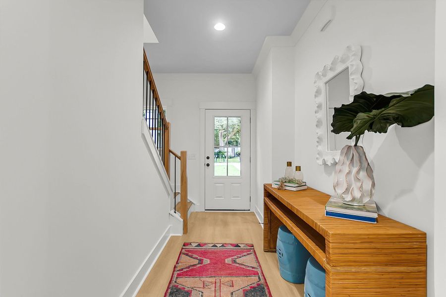 Furnished interior view inside a new home in , Charleston (Image 8).