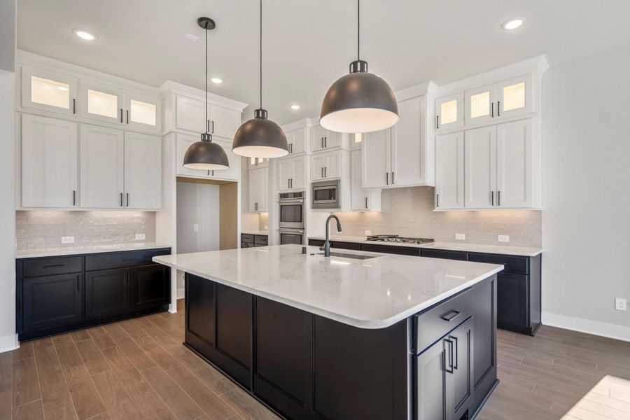 Furnished interior view inside a new home in Artavia 70′ Lots, Conroe (Image 27).