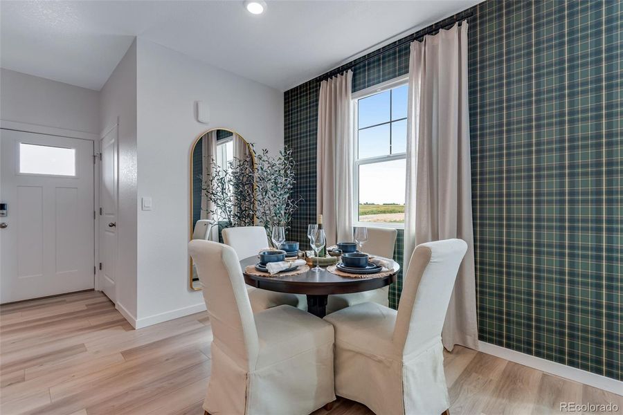 Furnished interior view inside a new home in Revere at Johnstown, Johnstown (Image 9). Furnished interior view inside a new home in Revere at Johnstown, Johnstown (Image 9).