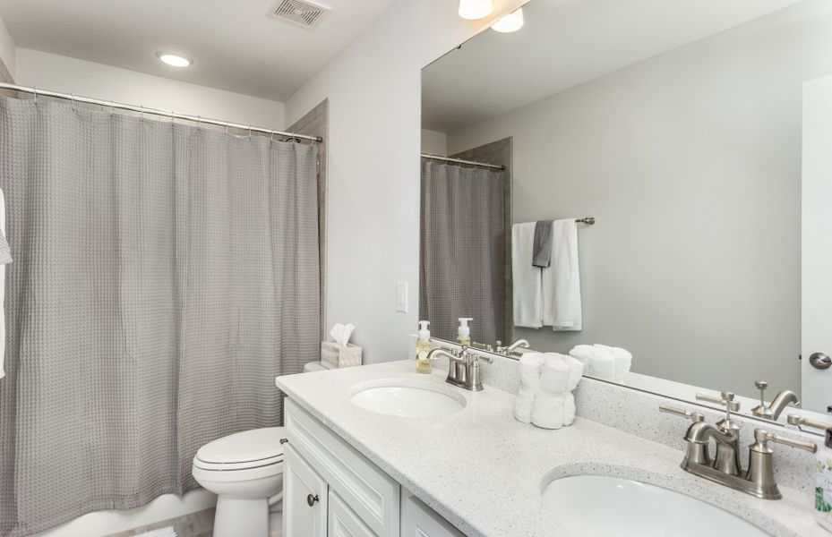 Furnished interior view inside a new home in Solana, Durham (Image 17).