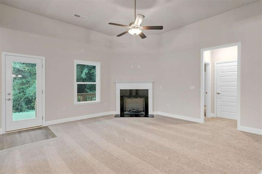 Spacious, unfurnished interior of a new home in Scarlett Place, Bowdon (Image 15).