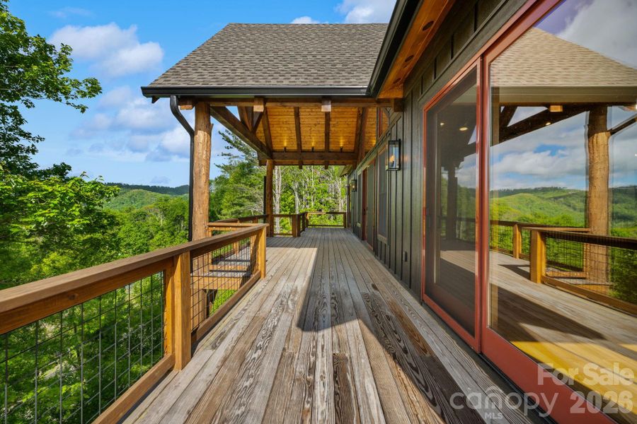 Exterior details and patio area of a home in , Banner Elk (Image 24).