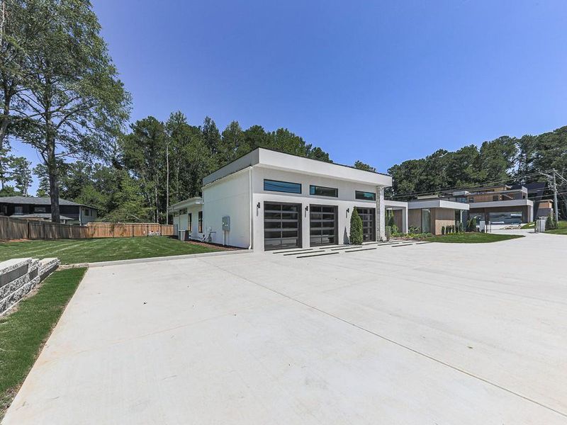 Front exterior of a new home in , Marietta, GA, highlighting curb appeal (Image 2). Front exterior of a new home in , Marietta, GA, highlighting curb appeal (Image 2).