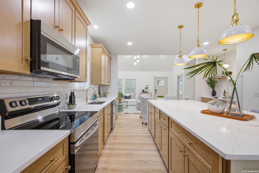 Furnished interior view inside a new home in , San Antonio (Image 20).