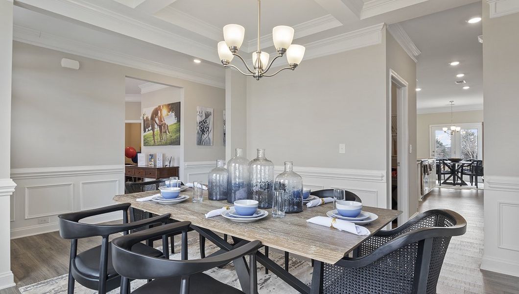 Representative furnished interior of a home built from the Summit by D.R. Horton in Harrison Valley, Simpsonville (Image 7).