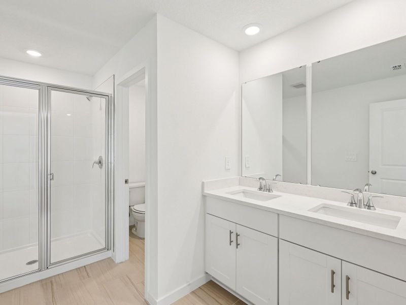 Furnished interior view inside a new home in Flagler Village - Classic Series, Palm Coast (Image 7).