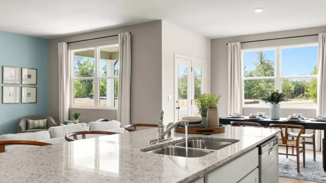 Furnished interior view inside a new home in Northberry, Rome (Image 19).