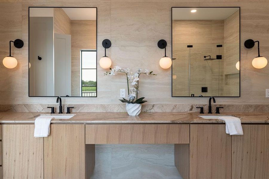 Furnished interior view inside a new home in , Heath (Image 11).