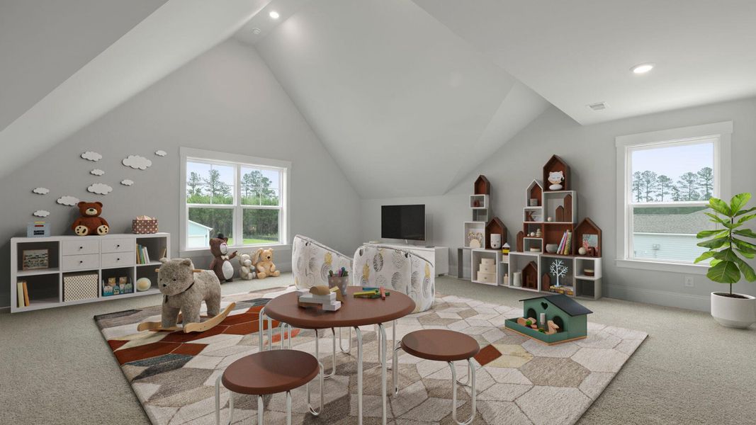 Furnished interior view inside a new home in Berkeley Bay, Ridgeville (Image 8). Furnished interior view inside a new home in Berkeley Bay, Ridgeville (Image 8).