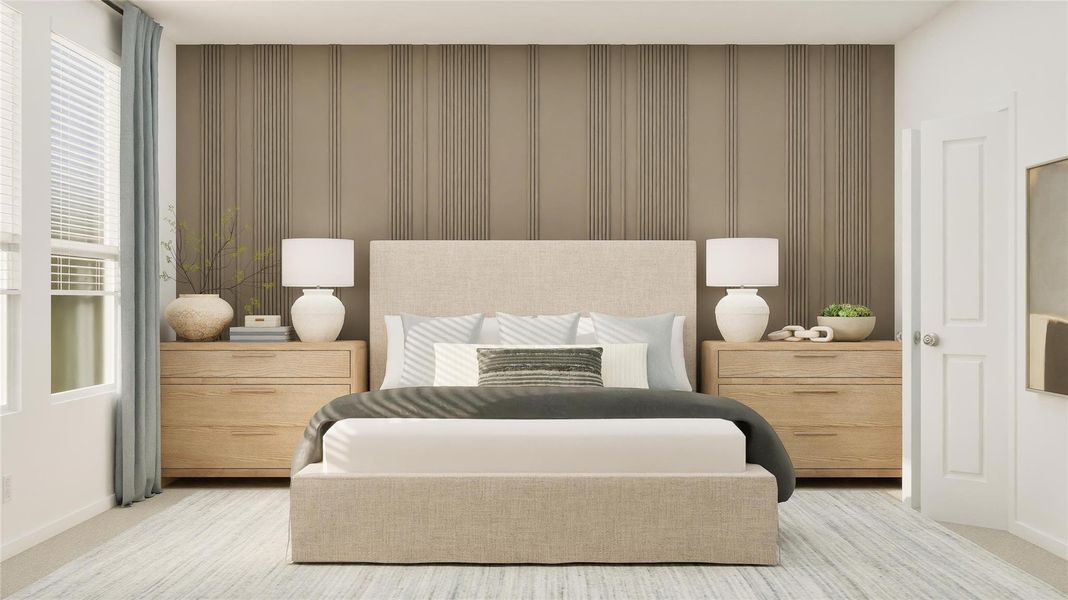 Furnished interior view inside a new home in Moore Landing, Magnolia (Image 8).