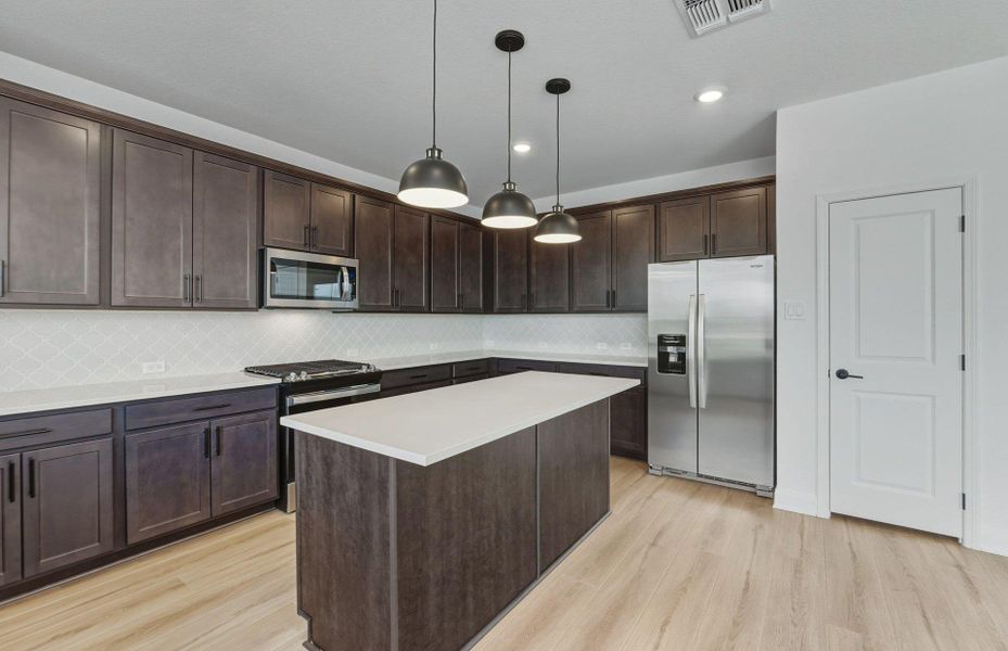 Furnished interior view inside a new home in Patterson Ranch, Georgetown (Image 5).