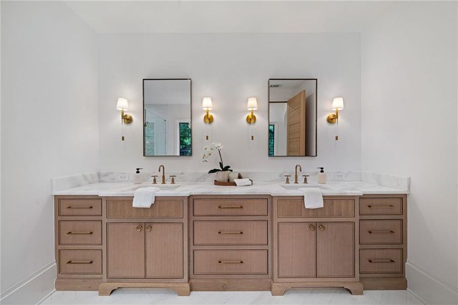 Furnished interior view inside a new home in , Atlanta (Image 14). Furnished interior view inside a new home in , Atlanta (Image 14).