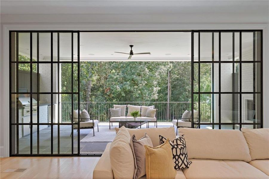 Furnished interior view inside a new home in , Atlanta (Image 38).