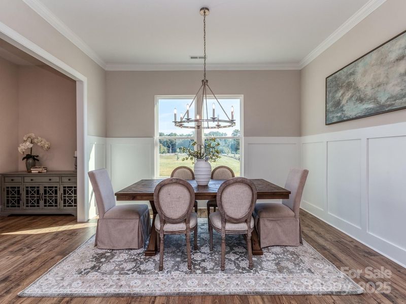 Furnished interior view inside a new home in , Clover (Image 28).