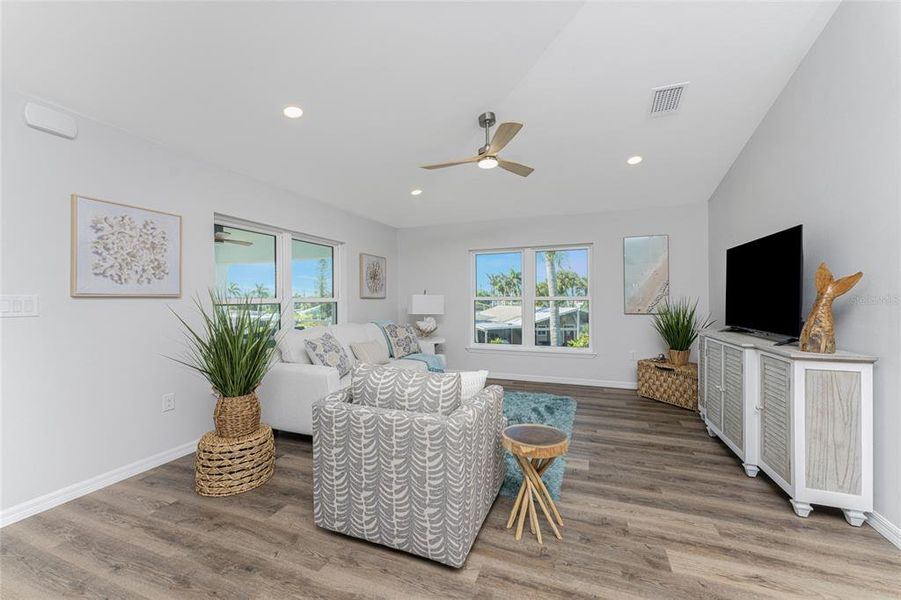 Furnished interior view inside a new home in , Port Charlotte (Image 3). Furnished interior view inside a new home in , Port Charlotte (Image 3).