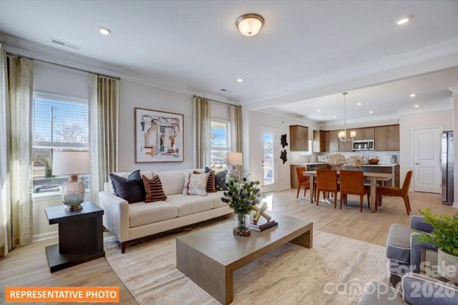 Open concept Family room