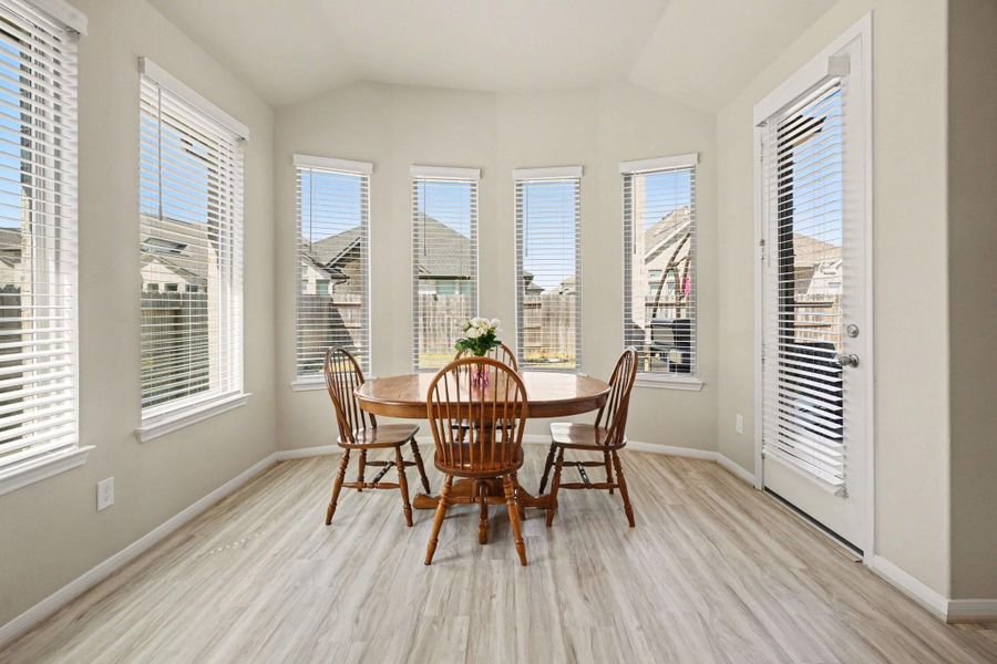 Furnished interior view inside a new home in Coastal Point, League City (Image 37). Furnished interior view inside a new home in Coastal Point, League City (Image 37).