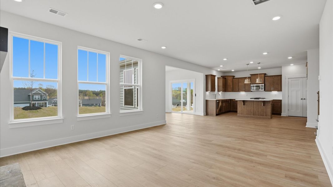 Furnished interior view inside a new home in Iris Meadows, Moore (Image 11).