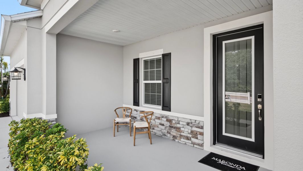 Representative exterior details of a home built from the Wilmington by Maronda Homes in Eagle Crest, Grant-Valkaria (Image 3). Representative exterior details of a home built from the Wilmington by Maronda Homes in Eagle Crest, Grant-Valkaria (Image 3).
