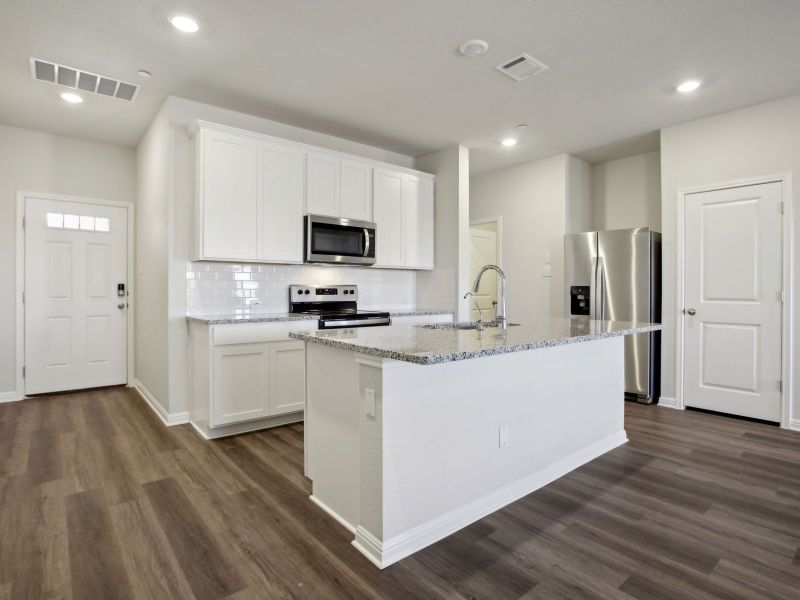 Furnished interior view inside a new home in Waterstone Village, Kyle (Image 3).
