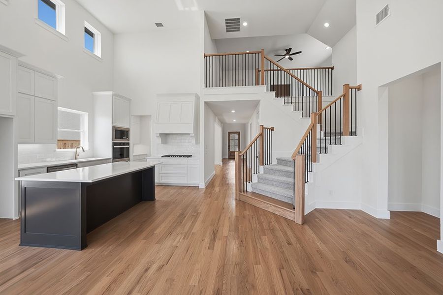 Furnished interior view inside a new home in Brookhollow West, Prosper (Image 11).