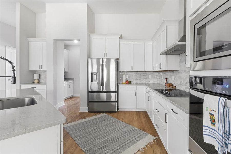 Furnished interior view inside a new home in Bella Terra, Hudson (Image 9).