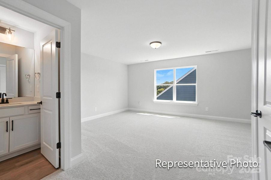 Furnished interior view inside a new home in The Meadows at Laurelbrook, Sherrills Ford (Image 14).