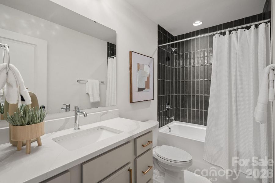 Furnished interior view inside a new home in , Charlotte (Image 12).