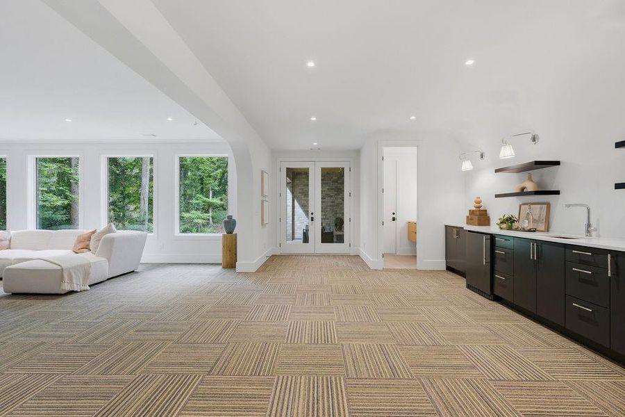 Furnished interior view inside a new home in , Atlanta (Image 37).