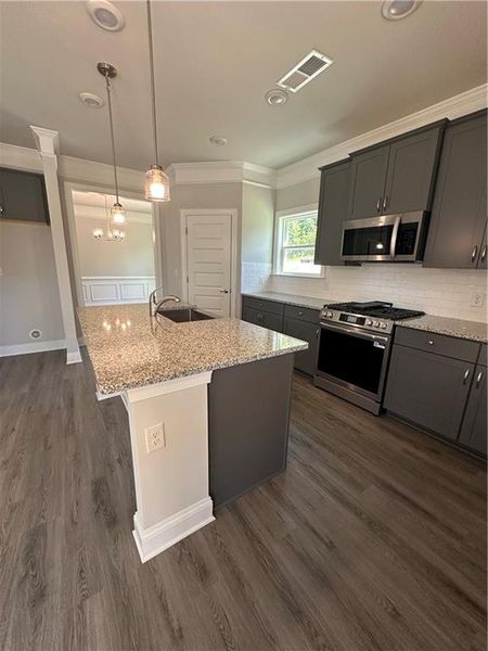 Furnished interior view inside a new home in , Villa Rica (Image 7). Furnished interior view inside a new home in , Villa Rica (Image 7).