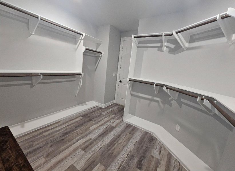 Plenty of space for shoes at the bottom shelves.