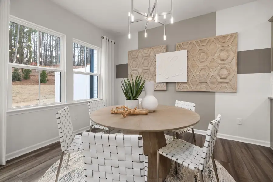 Furnished interior view inside a new home in Solana, Durham (Image 4).