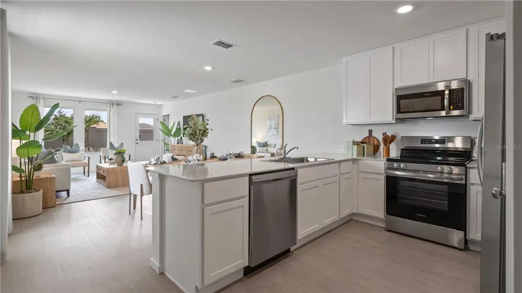 Furnished interior view inside a new home in , Groveland (Image 3).