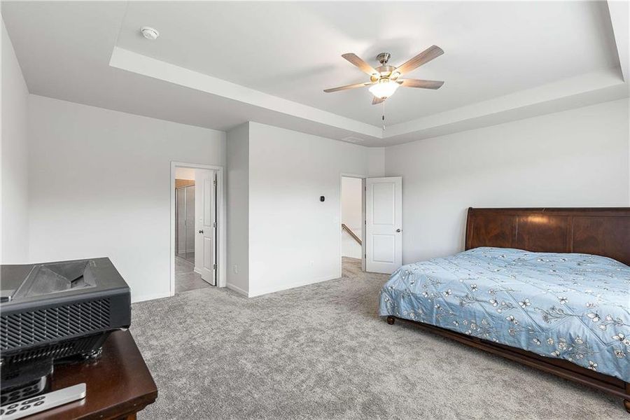 Furnished interior view inside a new home in Carmichael Farms, Canton (Image 38).