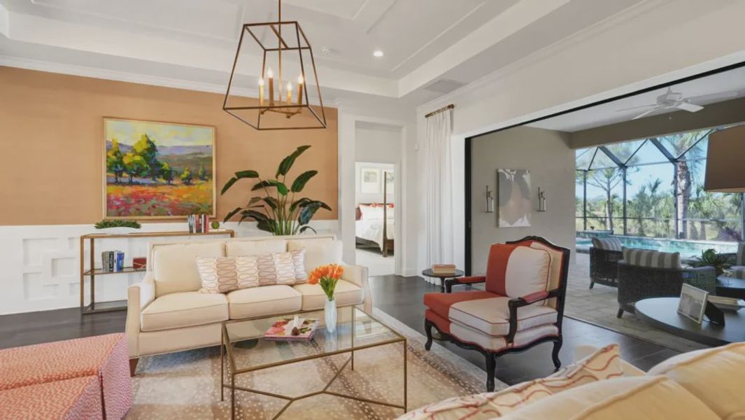 Representative furnished interior of a home built from the Sanibel 2 by Neal Communities in Canoe Creek, Parrish (Image 9). Representative furnished interior of a home built from the Sanibel 2 by Neal Communities in Canoe Creek, Parrish (Image 9).