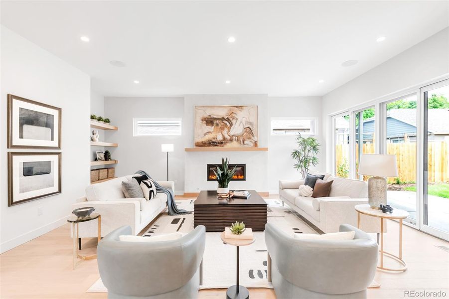 Furnished interior view inside a new home in , Denver (Image 16).