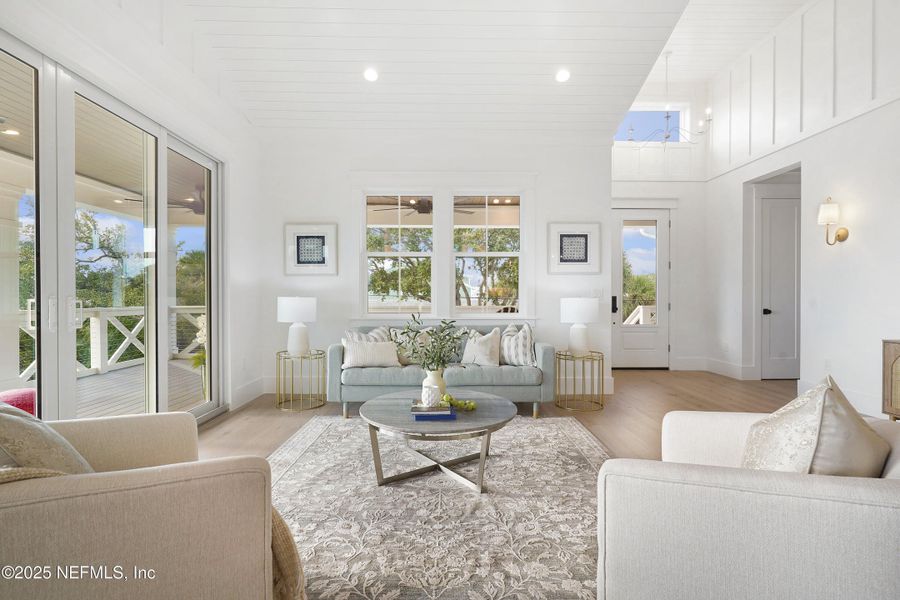 Furnished interior view inside a new home in , St. Augustine (Image 9).