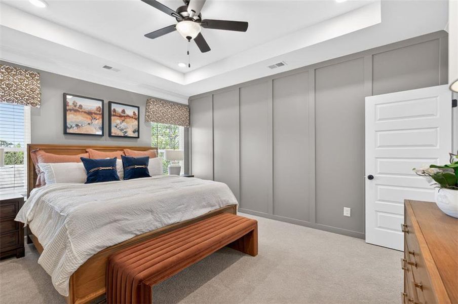 Furnished interior view inside a new home in The Stiles, Cartersville (Image 29).