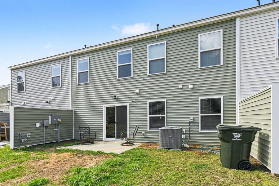 Exterior details and patio area of a home in , Summerville (Image 4).