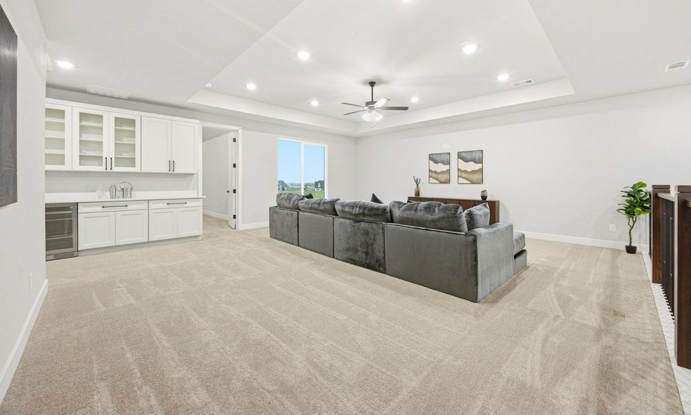 Furnished interior view inside a new home in Lexington Heights, Nevada (Image 18). Furnished interior view inside a new home in Lexington Heights, Nevada (Image 18).
