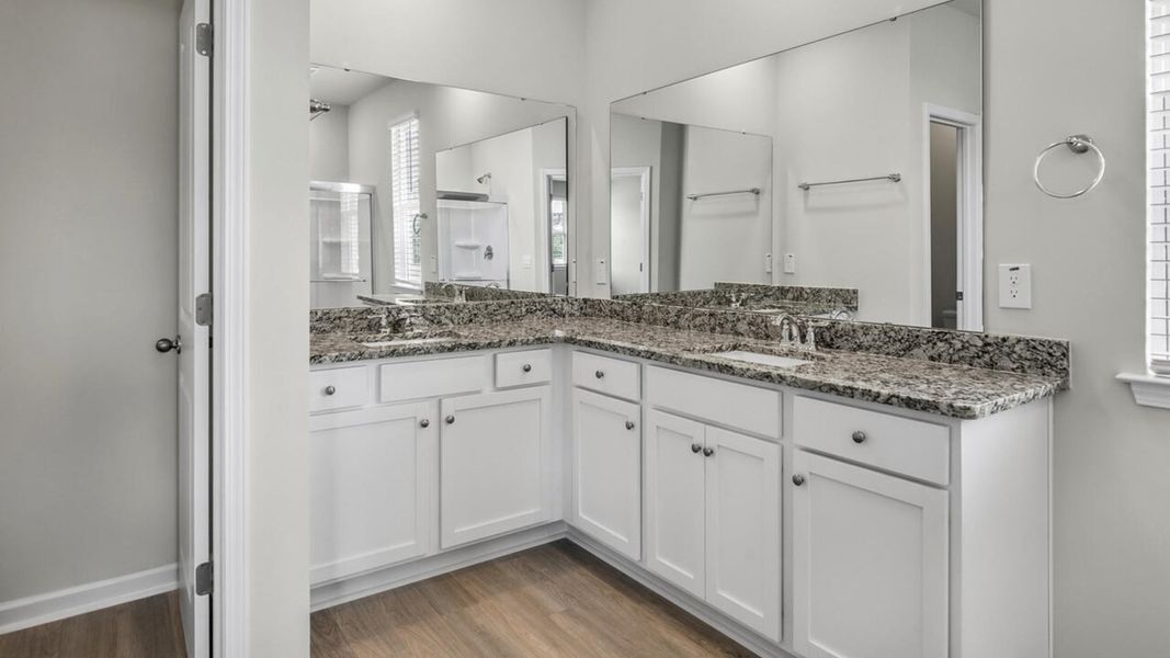 Furnished interior view inside a new home in Surfside Landing, Hubert (Image 10).