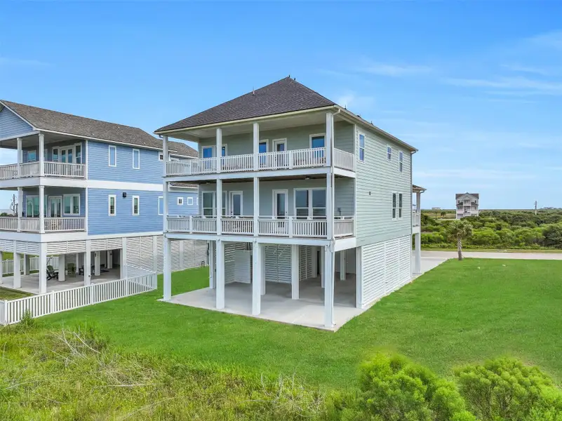Exterior details and patio area of a home in , Galveston (Image 21). Exterior details and patio area of a home in , Galveston (Image 21).