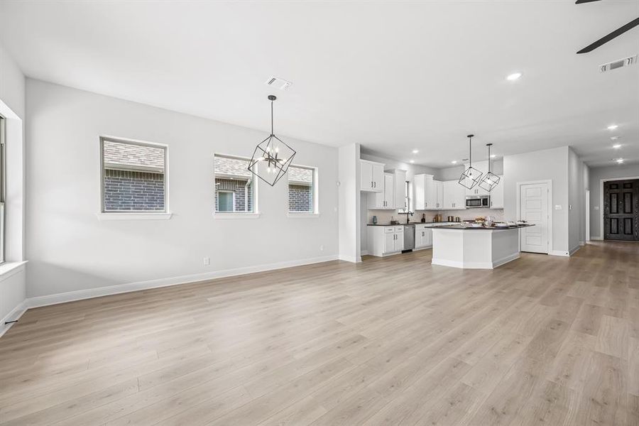 Furnished interior view inside a new home in Monterra - Gardens, Fate (Image 6). Furnished interior view inside a new home in Monterra - Gardens, Fate (Image 6).