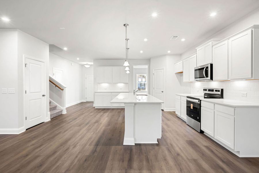 Furnished interior view inside a new home in Waterways, Richmond Hill (Image 7).