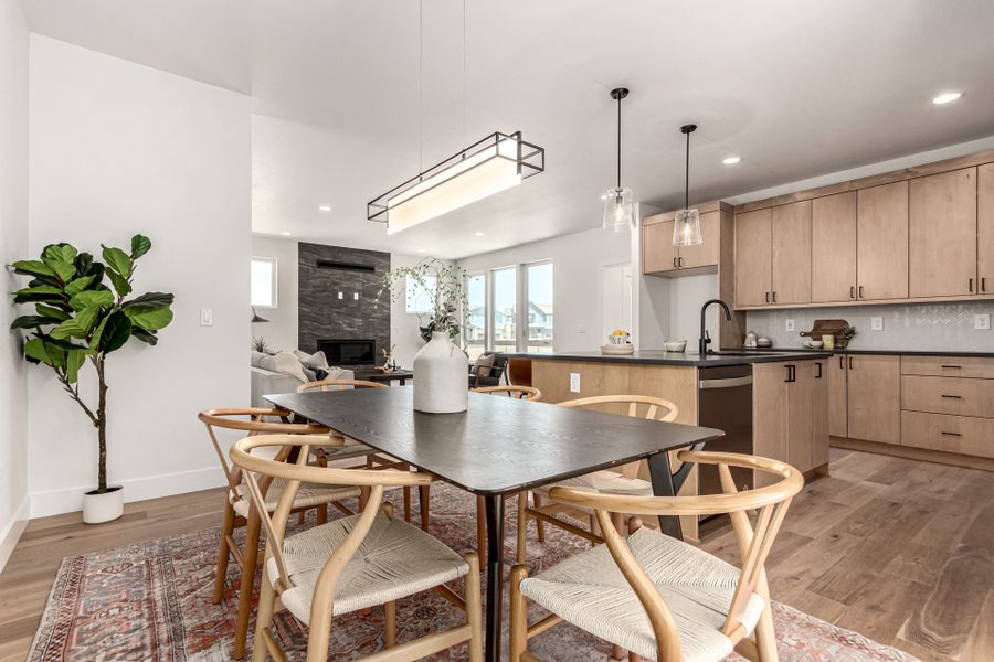 Furnished interior view inside a new home in West Grange, Longmont (Image 12).