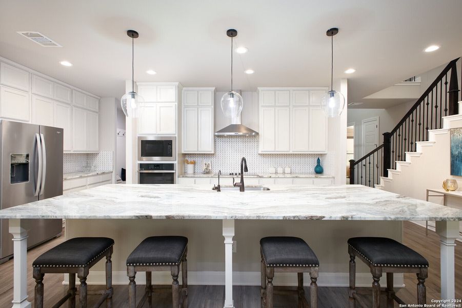 Representative furnished interior of a home built from the The Malta by Whitestone Custom Homes in Johnson Ranch, Bulverde (Image 10).