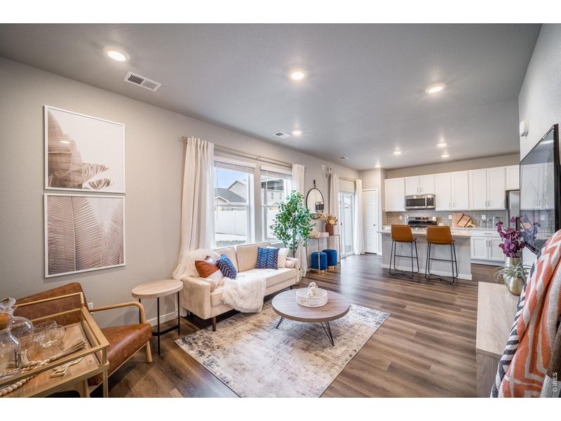Furnished interior view inside a new home in Liberty Draw, Evans (Image 12).